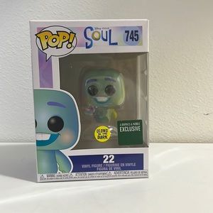 Disney Pixar Soul 22 glow in the dark Barnes and nobles exclusive funko pop